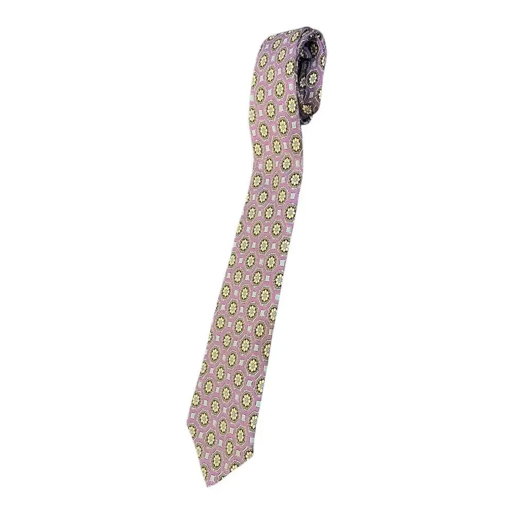 Polo Ralph Lauren Tie Mens Blue Necktie 100 Silk Paisley Handmade Made in Italy